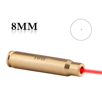 

8mm REM MAG Cartridge Red Laser Bore Sighter 8mm Cartridge Laser Boresight Copper Hunting 8mm Laser Red Dot