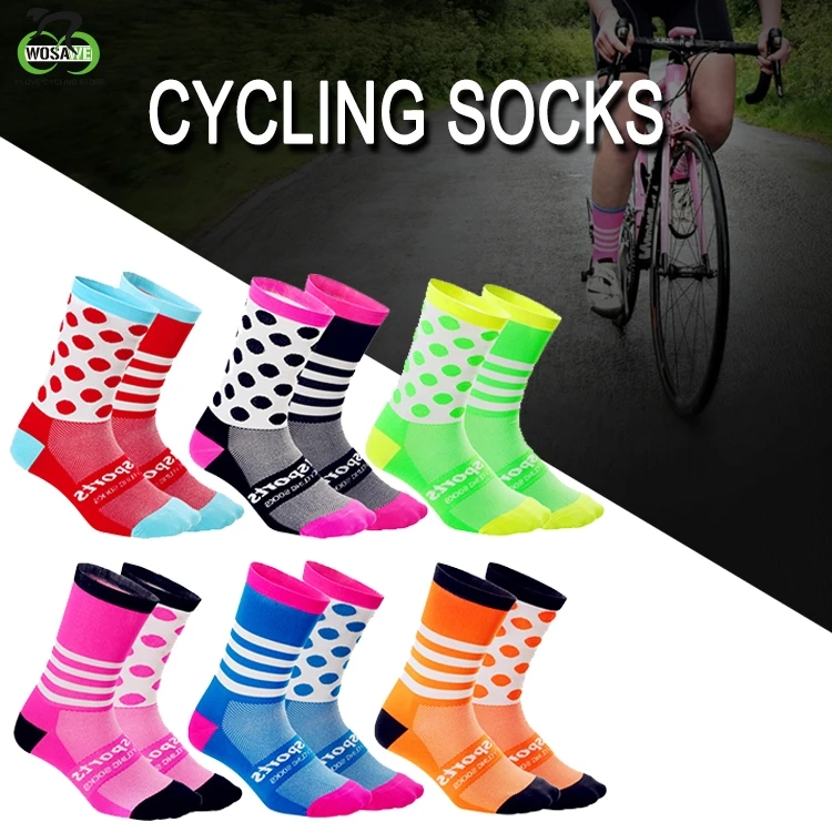 

DH SPORTS Professional Cycling Socks Protect Feet Breathable Wicking Sock Outdoor Road Bike Bicycle Running Fishing Socks