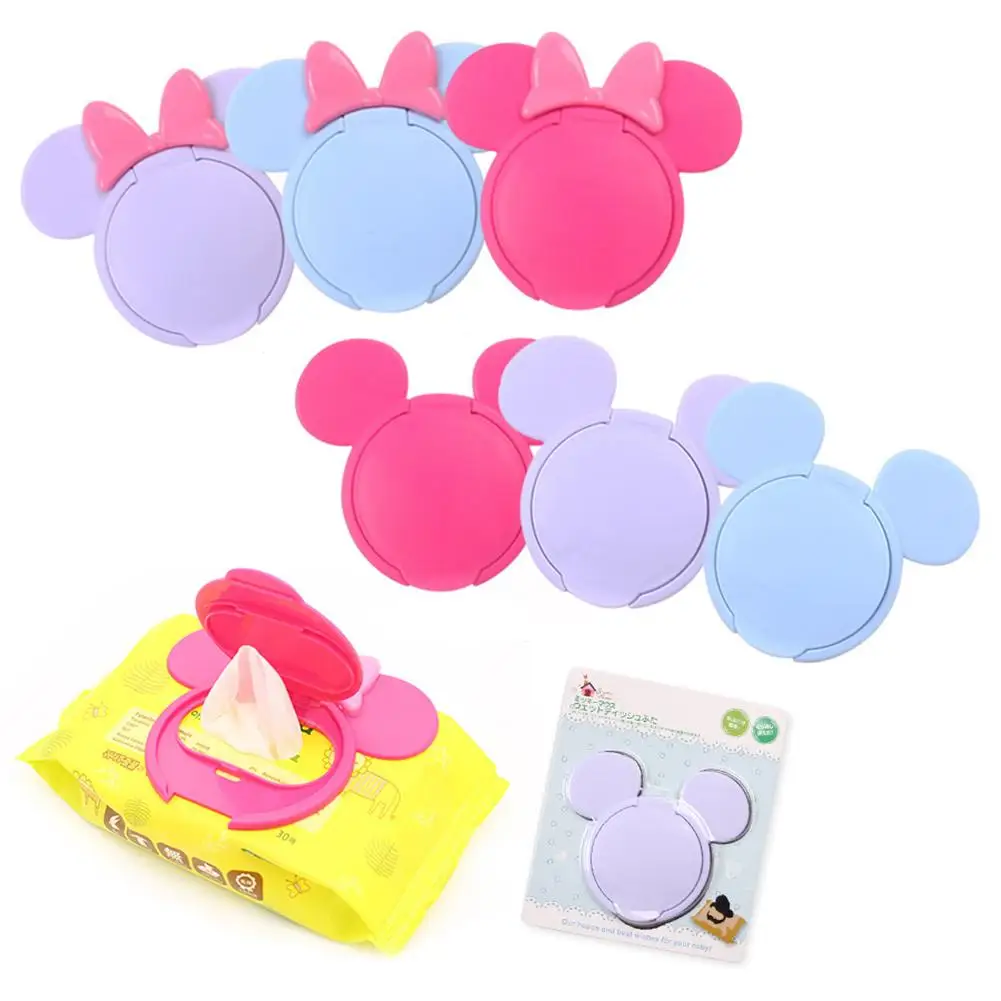 

Japanese Style Cartoon Flip Cleaning Wipes Cover Baby Supplies Anti-stain Anti-Dry Dust-Proof Cover