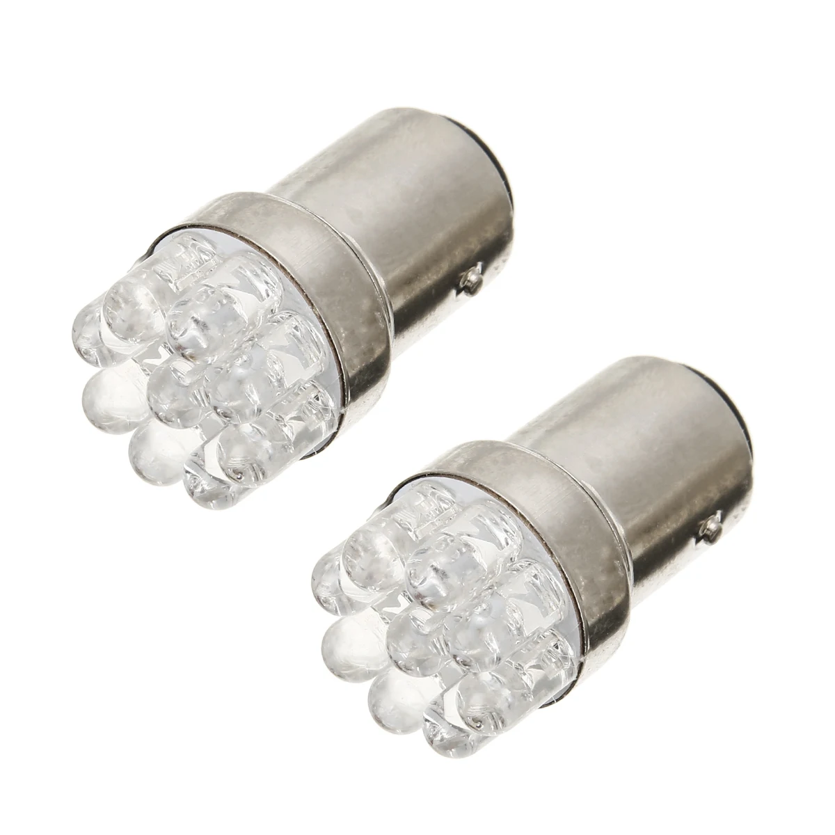 DC 12V BA15D 1157 Car Stop Brake Light 9-LEDs High Brightness Red Car Signal Lamp Taillight Bulbs