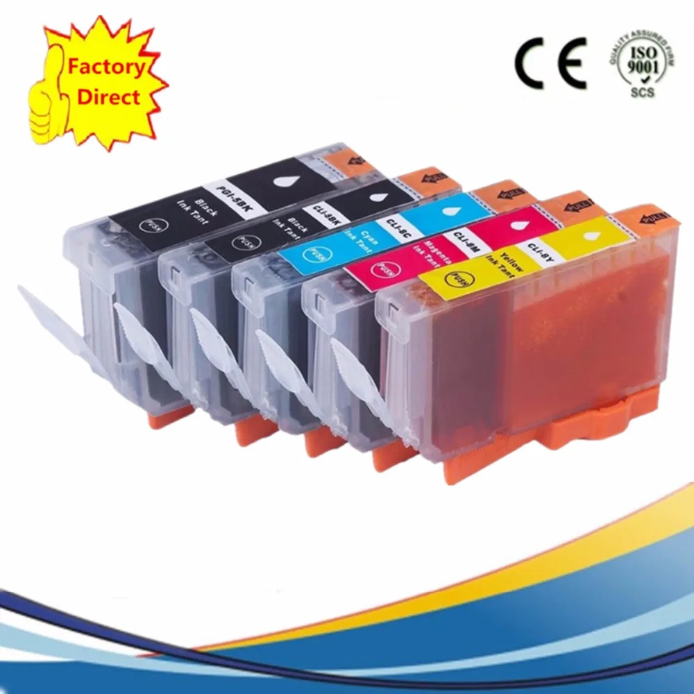 

5 x PGI-5BK PGI 5 5BK PGI-5 CLI-8 Ink Cartridge For Canon Pixma iP4200 iP4300 iP4500 iP5200 iP5200R iP5300 MP500 MP510 Printer