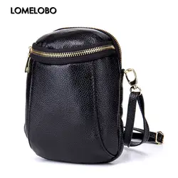 Lomelobo для женщин кожа Crossbody сумка для мобильного телефона кошелек с плечевым ремнем один сумка обувь для девочек сотовый телефонные чехлы