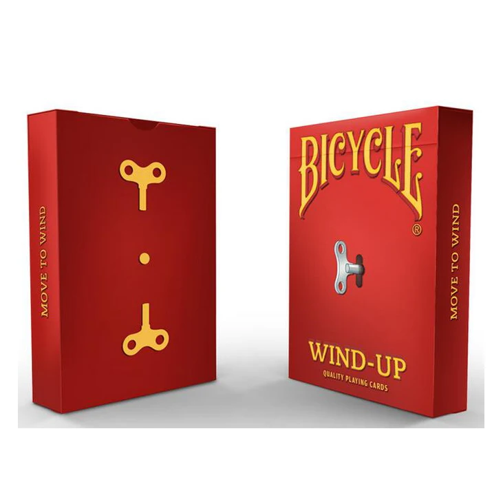 

BICYCLE WIND-UP Red Playing Cards Limited Edition Deck by Dan and Dave Magic Tricks