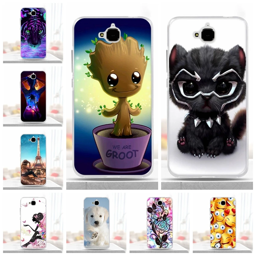 

For Huawei Y6 Pro Case Cover for Huawei Enjoy 5 Soft Silicon TPU Back Cover for Huawei Honor Play 5X Case for Huawei Y6 Pro Capa