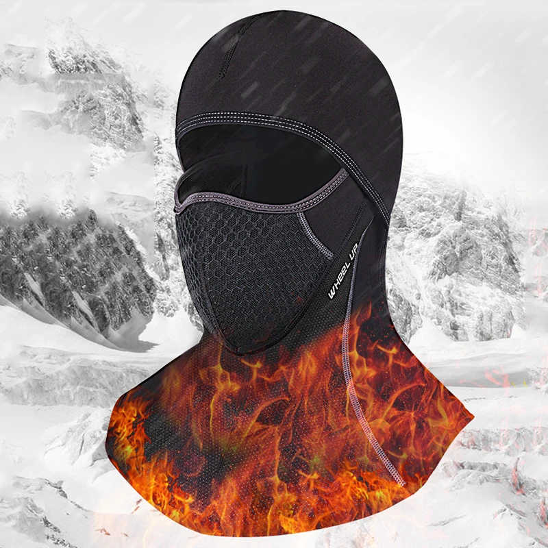 Зимняя мотоциклетная маска для лица, термальная Балаклава, мотоциклетный головной убор, ветрозащитные Теплые маски для лица, шарфы из лайкры и флиса, лыжные головные уборы
