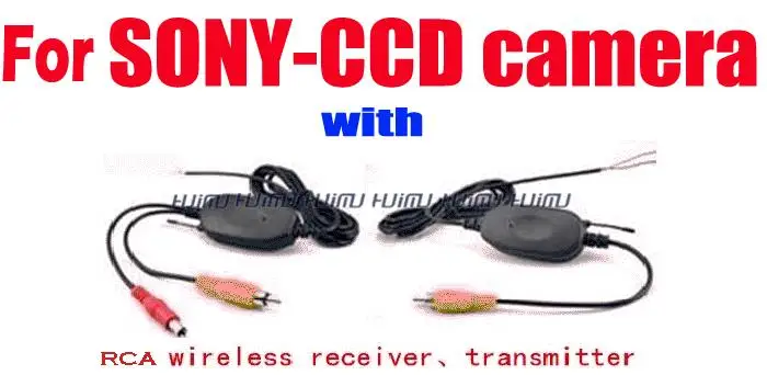 Беспроводной провод заднего вида парковочная камера для SONY CCd Toyota Land Cruiser LC100 LC120 4500 4700 камера широкий угол - Название цвета: SONYccd wireless DVD