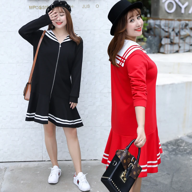 Korean Preppy Style Cotton Loose Full Sleeve Sailor Collar Korean Preppy Style Cotton Loose Full Sleeve Sailor Collar