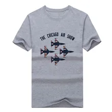 Newest 2017 Chicago t-shirt Bears Air Show T shrit 100% cotton