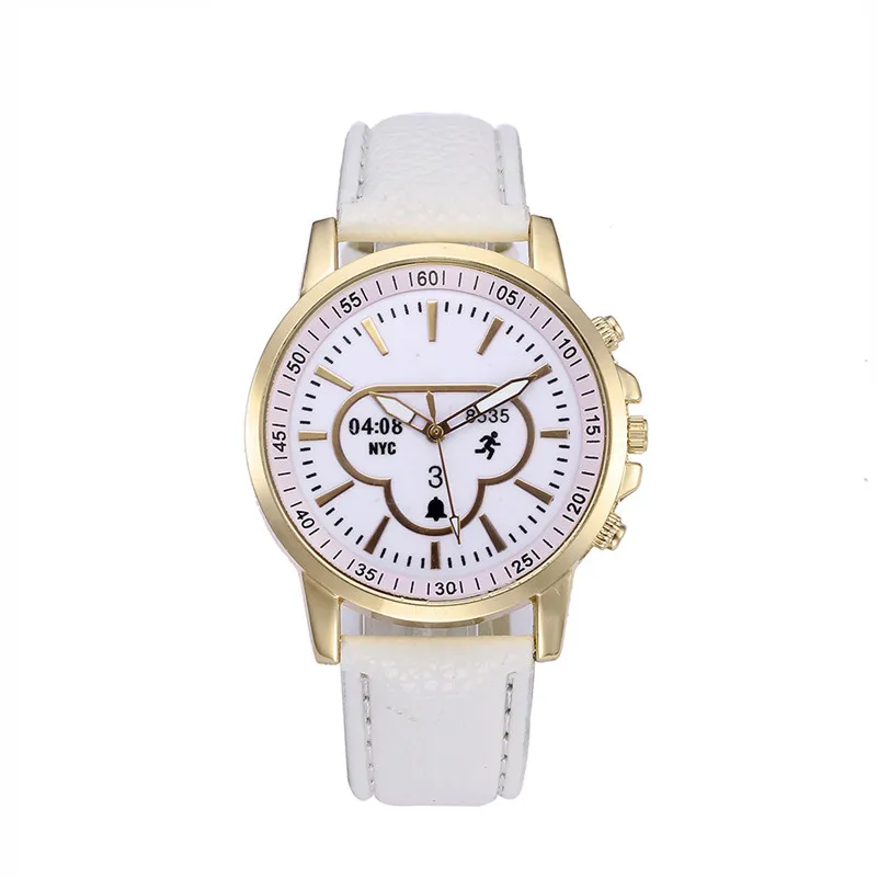 New Listing women's watches casual watches Retro Digital Dial Leather Band Quartz Analog WristWatch clock relogio feminino M23 (8)