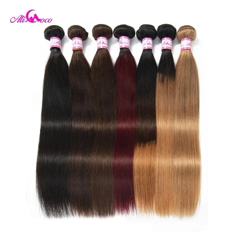 Ali Coco Brazilian Straight Hair 1/3/4 Bundles \