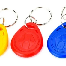 1000 шт./лот Токен метка брелок 13,56 МГц 1k радиочастотные бирки для ключей брелоков