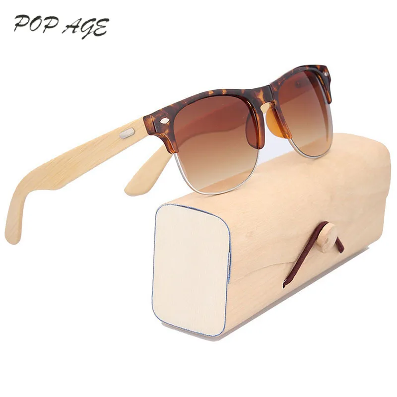 

Plastic Wood Rhinestone Sunglasses Women Elegant Ladies Sun Glasses Female Sunglasses oculos de sol feminino benzen Shades Case