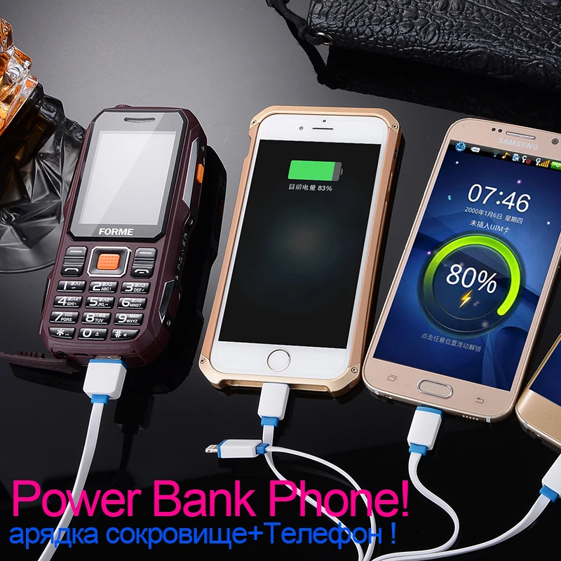 Power Bank мобильный телефон! большая кнопка, большой голос, классический барный телефон, пылезащитный Ударопрочный сотовый телефон, лучше, чем камень v3 no1 a9