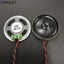 TONLEN 2 шт 40 мм Тонкий динамик мини аудио портативный динамик s 8 Ом 1 Вт динамик для наушников громче динамик 1,5 дюймов аудио diy динамик