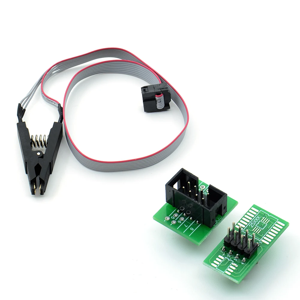 

New SOIC8 SOP8 Flash Chip IC Test Clips Socket Adpter BIOS/24/25/93 Programmer on USB Programmer TL866CS TL866A EZP2010