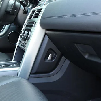 

Car Passenger Seat Central Armrest Storage Box Side Hook Cover Trim Sticker For Land Rover Discovery Sport 2015 2016