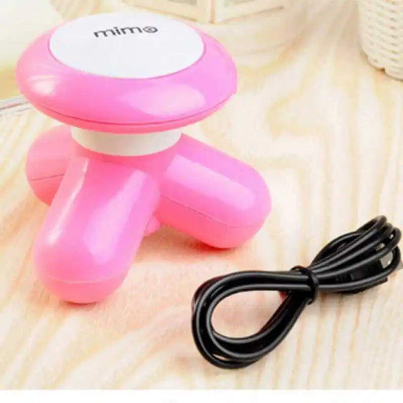 

Mini Electric Handled Wave Vibrating Massager USB Battery Full Body Head Neck Back Massage Ultra-compact Lightweight Portable
