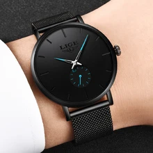 2019 New LIGE Mens Watches Top Brand Luxury Waterproof Sport Watch Men Ultra Thin Dial Quartz Watch Relogio Masculino Hodinky 2019 New LIGE Mens Watches Top Brand Luxury Waterproof Sport Watch Men Ultra Thin Dial Quartz Watch Relogio Masculino Hodinky