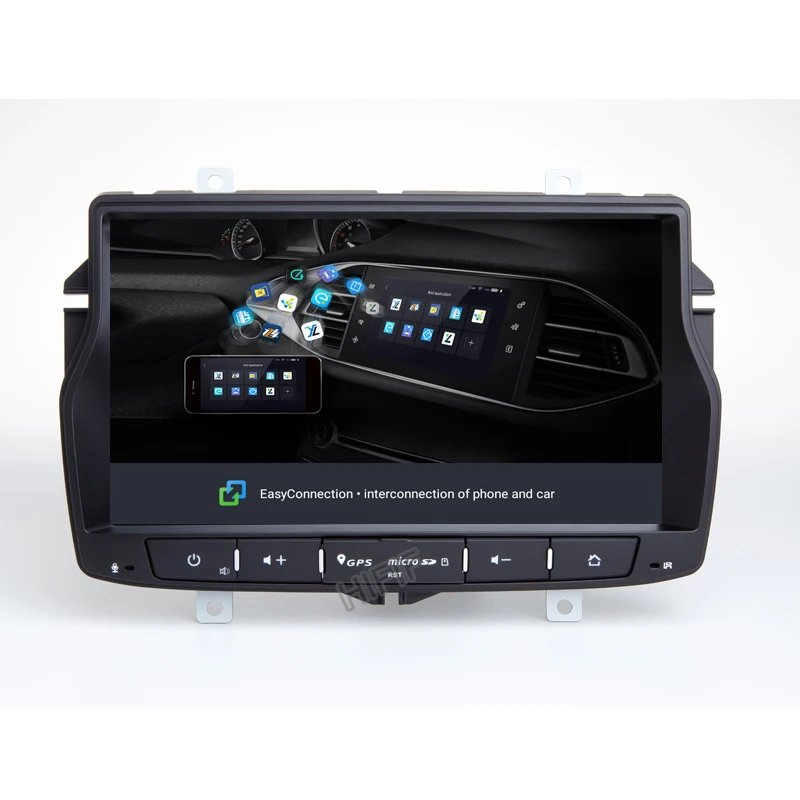 Автомагнитола для Lada Vesta 8 дюймов IPS DSP Android 10 Восьмиядерный ОЗУ 4 Гб + 64 ГБ dvd плеер gps