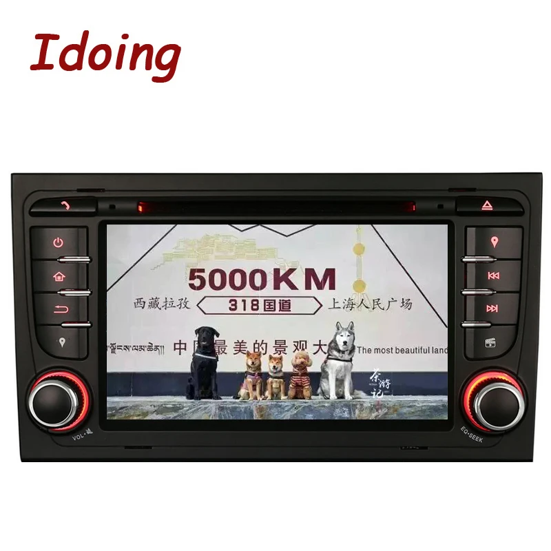 Idoing 32G rom 8Core 2Din Android8.0 автомобильный Радио dvd-плеер для Audi A4 Мультимедиа Видео головное устройство стерео WiFi 3g ТВ Быстрая загрузка