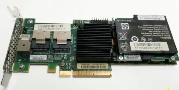 

Avago LSI MegaRAID SAS 8708EM2 LSI00180 8 Port SFF8087 256MB cache PCI-E X8 RAID5.6.1.0 MiniSAS 3Gb Controller Card