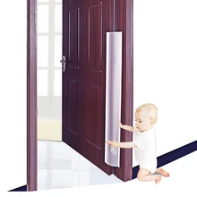 Детский Противоскользящий протектор, бесшовный, для защиты детской двери, двусторонняя паста, безопасная Защитная полоска, защитная полоска для детей