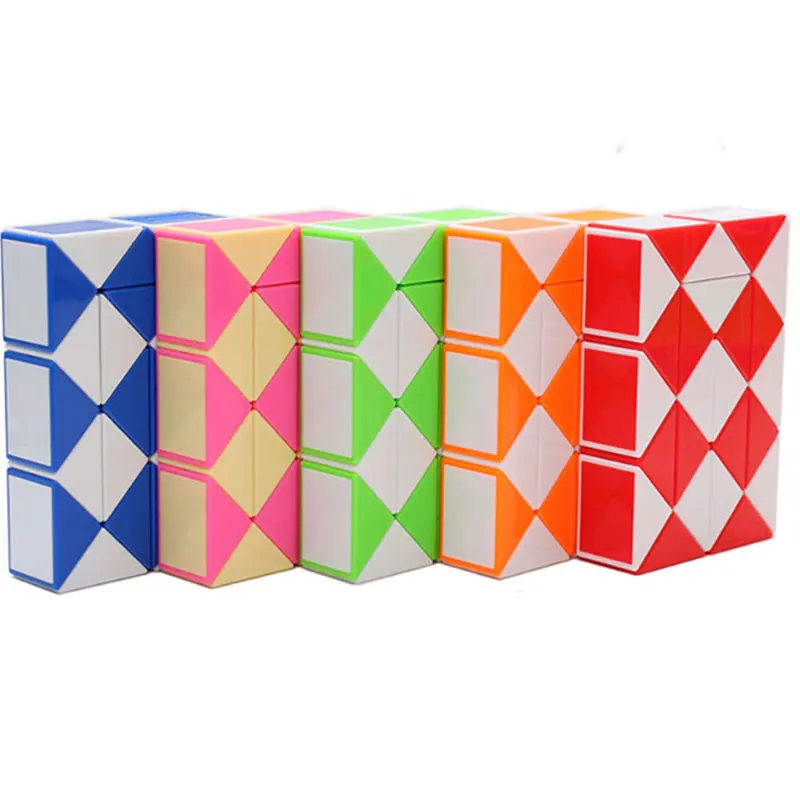 

Mini 24 Magic Snake Shape Cubes Paragraph Creative Toy Game 3D Cube Puzzle Twist Puzzle Toy Gift Variety Magic