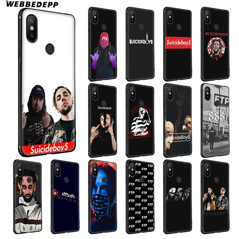 WEBBEDEPP $uicideboy$ Suicideboys Soft Silicone Case for Xiaomi Redmi Note 7 6 6A 5 4 4X 4A S2 Plus Pro Lite Go |