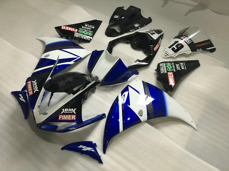 Пресс-форма обтекателя комплект для YAMAHA YZFR1 09 10 11 YZF R1 YZF1000 2009 2010 2011 ABS синий белый черный обтекатели комплект+ подарки YE13