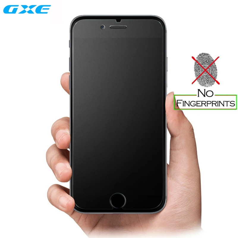 GXE 9H No Fingerprint Matte Tempered Glass for IPhone 7