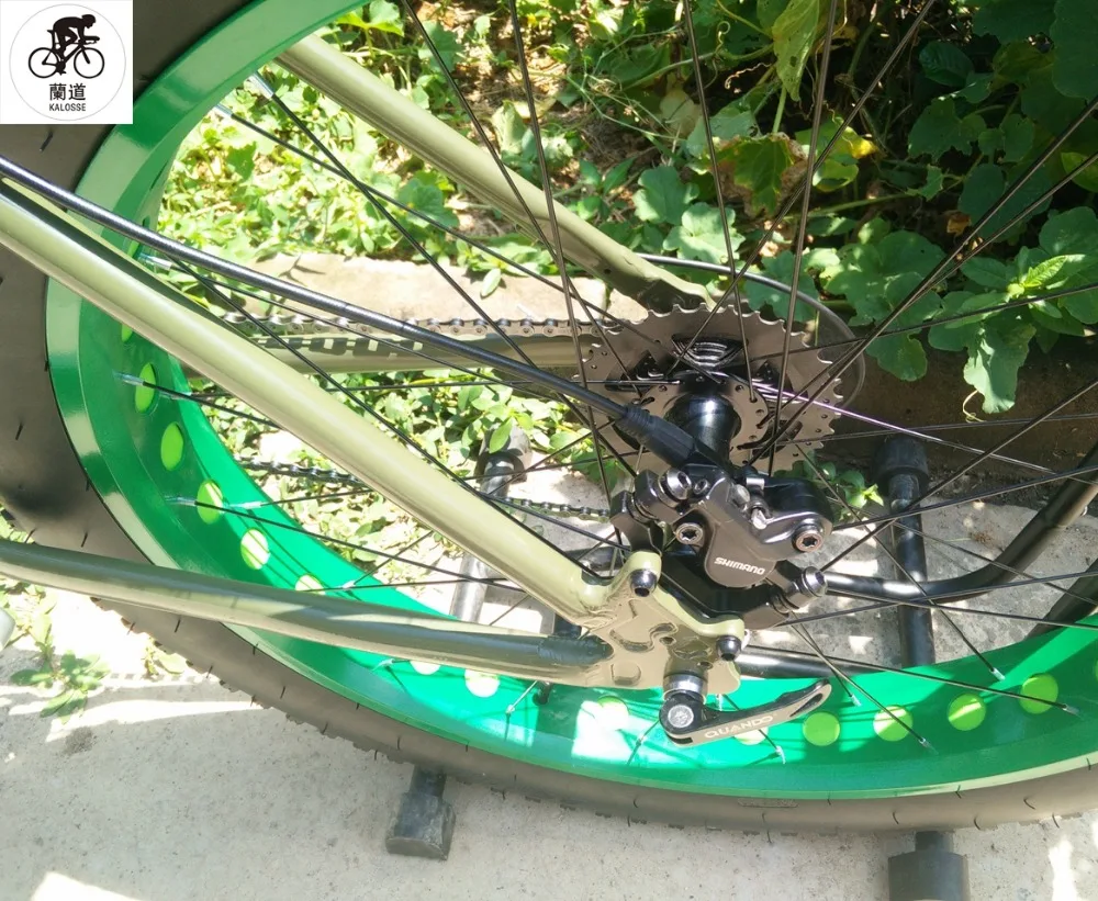 Clearance Kalosse DIY color Snow bike mountain bicycle 21/24/27/30 speed 26*4.0 inch tires Beach bike 18 Clearance Kalosse DIY color Snow bike mountain bicycle 21/24/27/30 speed 26*4.0 inch tires Beach bike 18