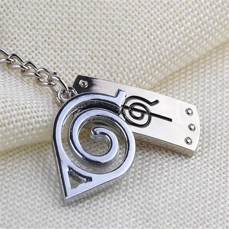 Naruto Sand Village Headband Logo Metal Keychain Gaara Key Ring Charm