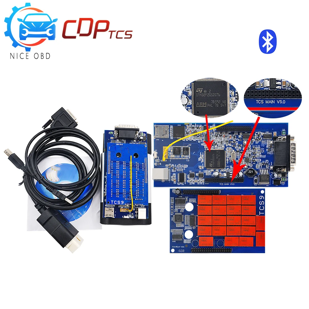 

CDP TCS MVD 2016/2015 R0 R3 CDP TCS Pro plus scanner with LED OBD interface CAR+TRUCK+Generic 3 in 1 Diagnostic Tool with keygen