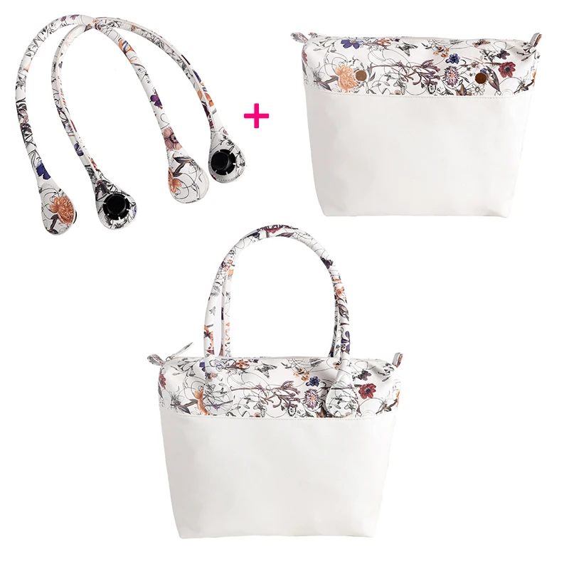 

Fashion DIY detachable OBAG accessories and handbag PU inner pocket and handle Italian style shoulder bag