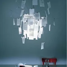 120 см современный Zettel подвесной светильник, бумажная лампа, приспособление для кабинета, подвесные лампы, светильник ing FG993