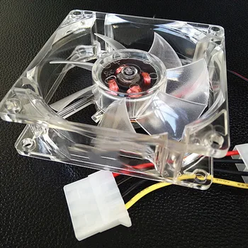 

8cm CPU Heatsink Radiator Cooler Cooling Fan Lighting Silent For Computer Case ND998