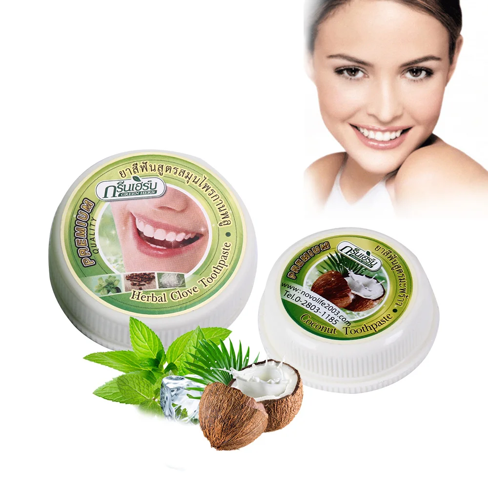 Natural Coconut Thailand Toothpaste Teeth Whitening Cleaning Teeth