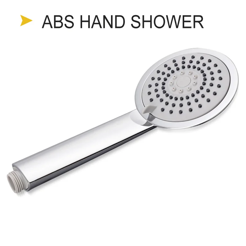 

2019 Bathroom Plastic Hand Held Showerhead 3 Functions Chrome ABS Hand Shower