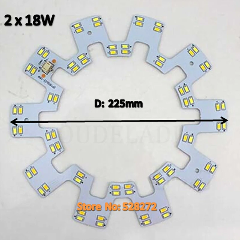 12W18W24W круглый светодиодный потолочный светильник с дистанционным управлением, Диммируемый Светильник, источник 5730 SMD светодиодный потолочный светильник, драйвер и магнит, AC85-265V