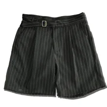 Разборчивого летние Для мужчин s Повседневное, шорты в полоску, хлопковые мужские шорты мужские брендовая одежда однотонная Для мужчин для девочек; Детские шорты; 3XL