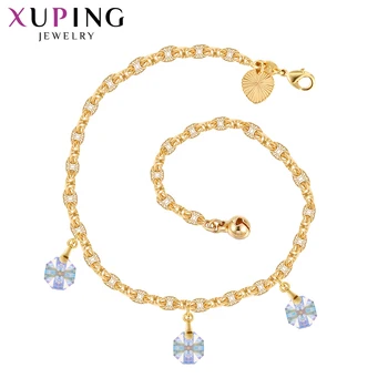 

Xuping Elegant Anklets Crystals from Swarovski Romantic Jewelry Sweet Little Fresh Girls Women Christmas Gifts M96-70024
