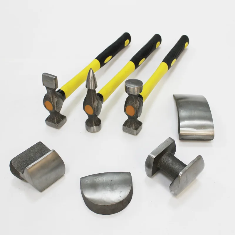 

pack of 7 pieces panel beating tools with dollies and hammers