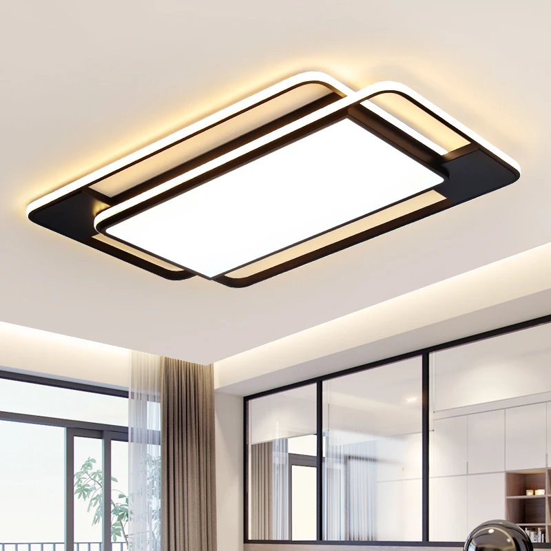 

Bedroom Living room Ceiling Lights Modern LED lampe plafond avize Modern LED Ceiling Lights lamp with remote control AC 90-240V
