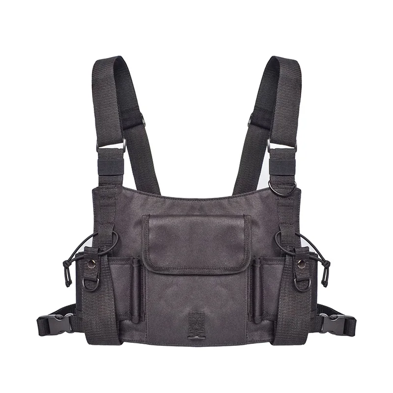 Colete com Bolsos Militares Tactical Caça Ajustável