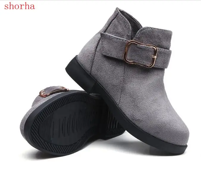 New kids child snow boots shoes for girls Suede boots fashion soft bottom baby girls boot  autumn winter child boots shoes