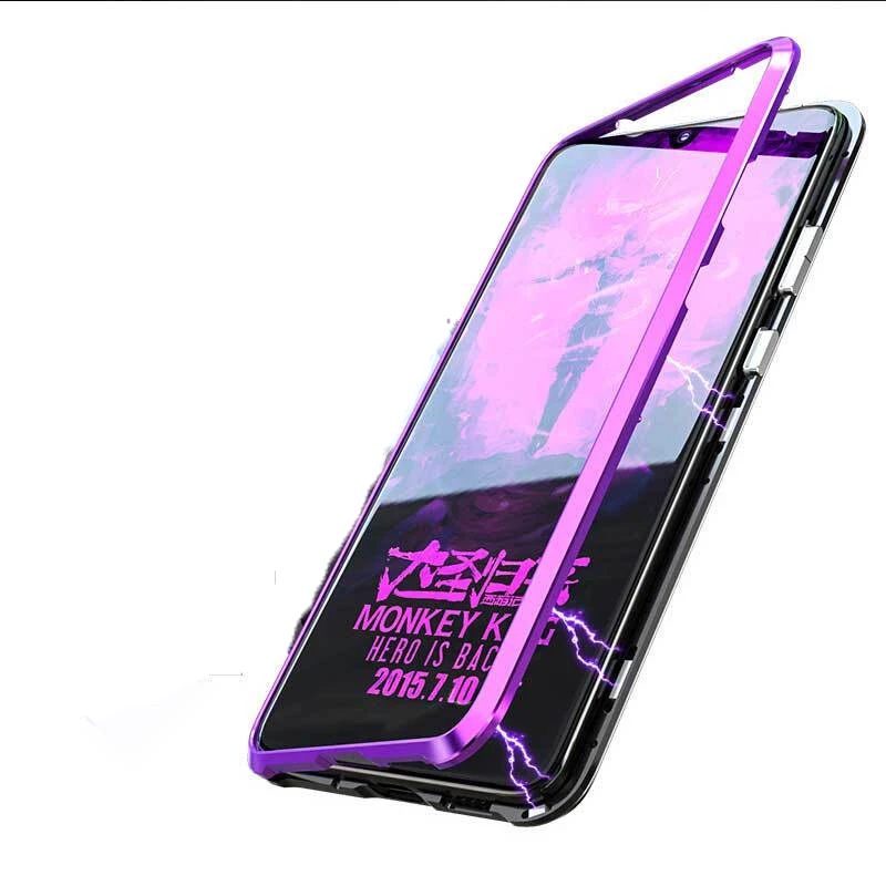 

BOLAKER magnetic king double-sided magnetic mirror anti-fall ultra-thin mobile phone case for redmi note7/note7 pro/fashion