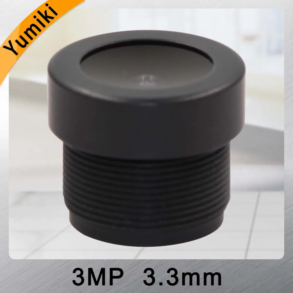 Yumiki HD 3MP 3 мм F2.75 1/2.7 &quot109 градусов M12 * 0 5 монтажная плата объектива для CCTV IP-камеры