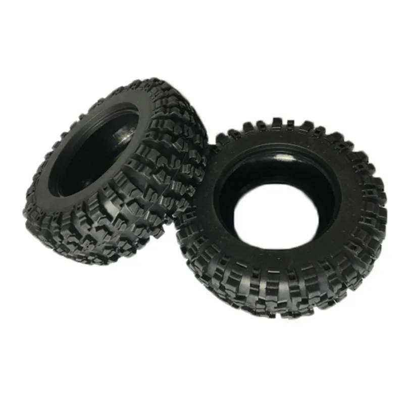 

2pcs Remote Control Car Accessories Left and Right Tires for 12428 RC Car Models Racing RC Car HSP Off Road Monster Truck Wheels