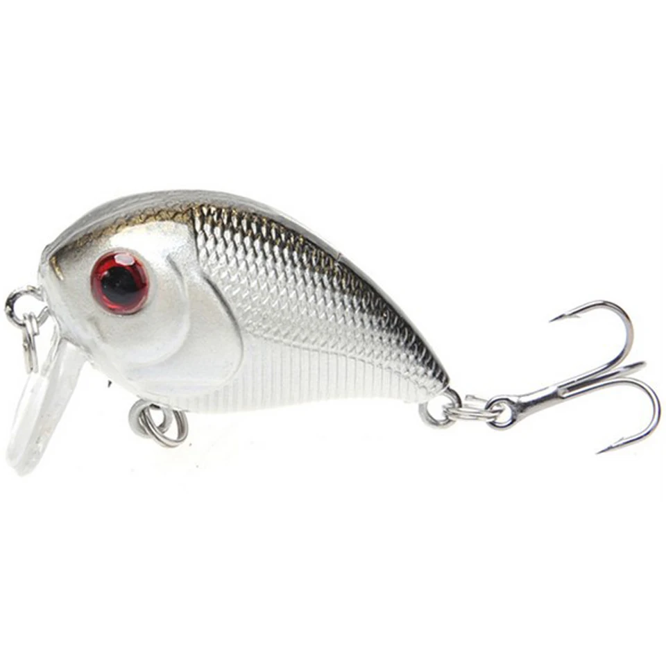 Brand Lifelike VIB Floating Fishing Lure 4CM 8G Pesca Hooks Fish Wobbler Tackle Crankbait Artificial Japan Hard Bait