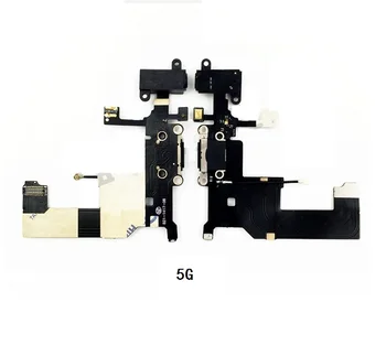 

50pcs/lot For iphone 5 5G New Charger Charging port Dock USB connector Data flex cable ribbon replacement Parts